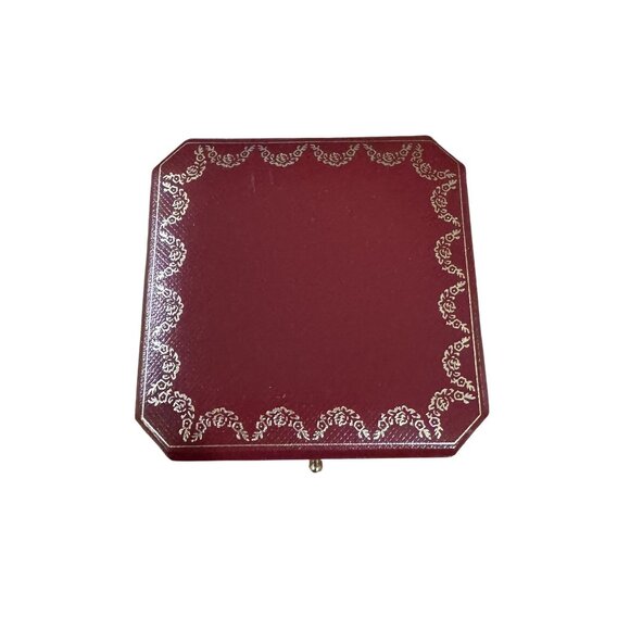 Cartier Other - Cartier Red Box Authentic Empty Jewelry Gift Box Snap Closure Size 3x3x2